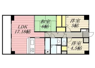 リアライズ城北【3階】の間取り