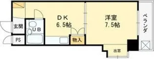 シティコート東扇町【2階】の間取り