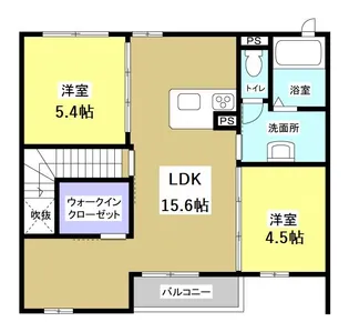 リヒト【2階】の間取り