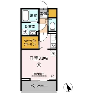 富士マンション【3階】の間取り
