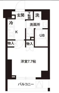 レジディア白金高輪【2階】の間取り