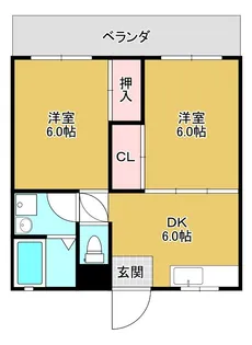 セゾンハイム【2階】の間取り