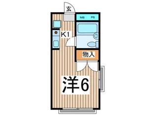 ヒルズ桜木町【2階】の間取り
