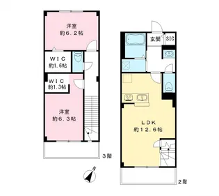 ピノシークルの間取り