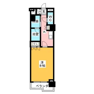 グラン・アベニュー鶴舞公園【4階】の間取り