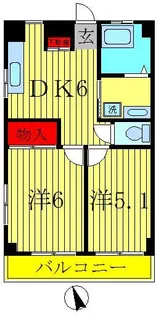 パールマンション【2階】の間取り