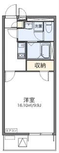 レオネクストカーサKASAI1【3階】の間取り