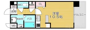 ブランクレール谷町【11階】の間取り