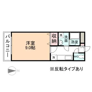 MAX布瀬【2階】の間取り