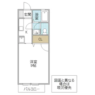 メゾン・ミルクパル B【2階】の間取り