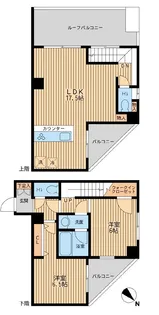 プライムアーバン日本橋人形町の間取り