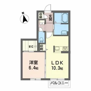 グランプラスC棟【1階】の間取り