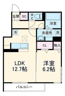 D-Hills原島【1階】の間取り