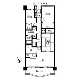 アーバンパーク柏【2階】の間取り