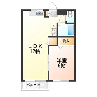 レジデンスサロード【2階】の間取り