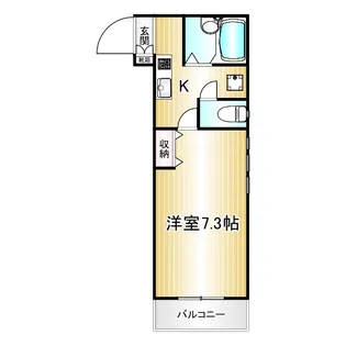 ソルクレスト北烏山【1階】の間取り