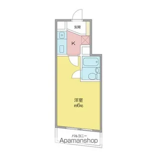 サンリバーイナダ【6階】の間取り