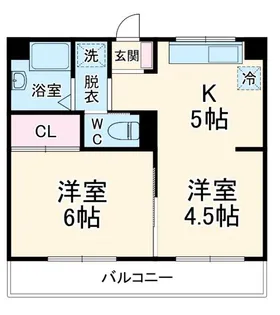 メゾン矢澤【1階】の間取り