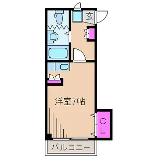 村田ハイツ【3階】の間取り