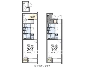 クレイノ本町南【1階】の間取り
