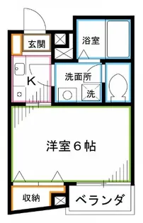 スタジオロワール中野【2階】の間取り