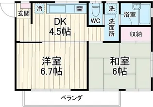 b’CASA八千代台IIre-born【4階】の間取り