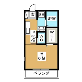 スカイピア【1階】の間取り