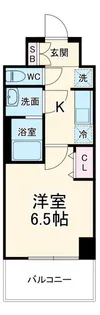 アルティザ江坂【6階】の間取り