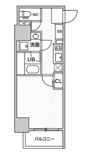 グラシアプレイス浅草橋【4階】の間取り