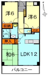 リビエール昭和町【3階】の間取り