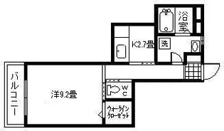 アネックスハイツ一条A棟【3階】の間取り