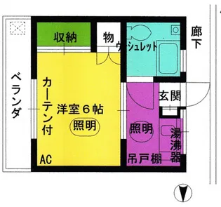 KIコーポ【2階】の間取り
