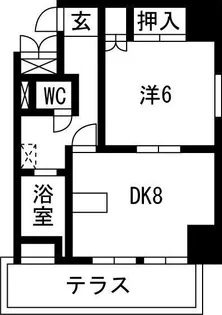 K・Point Bldg【7階】の間取り