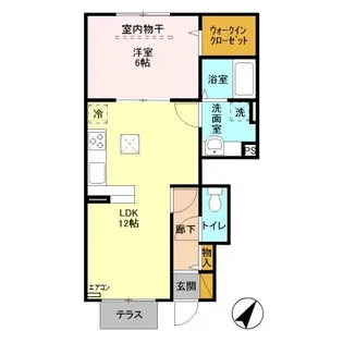 琴 琴【1階】の間取り