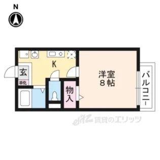 ウィングヒルズ笠山A【2階】の間取り