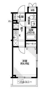 プレール・ドゥーク上池袋【1階】の間取り