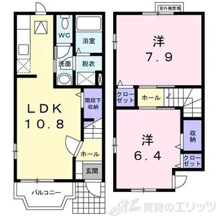 ソレビューフランIIの間取り