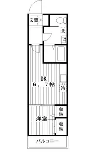 デュオコート【1階】の間取り