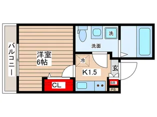 ファーストステージ北千住II【3階】の間取り
