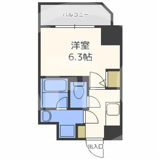 エスライズ西本町【12階】の間取り