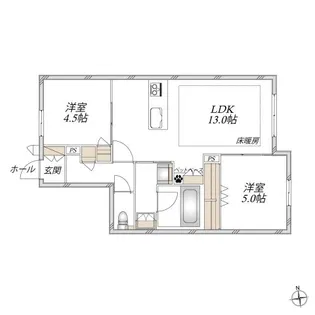 L’ETOILE【1階】の間取り