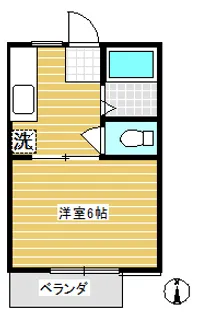 ファミールメゾン【2階】の間取り