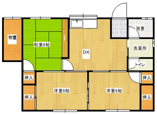 熊本県玉名市中【一戸建】の間取り