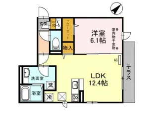 埼玉県さいたま市緑区美園5【アパート】の間取り