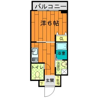 KHKコート板宿【3階】の間取り