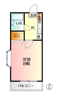 エスポワール弐番館【2階】の間取り