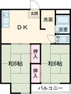 ハイツモンレーブ【1階】の間取り