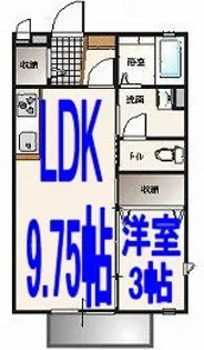 ミラドールC【1階】の間取り