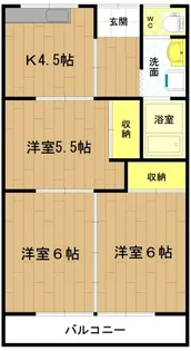 コーポ坂本【2階】の間取り