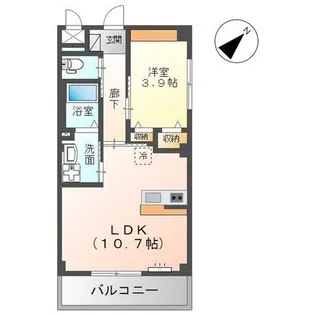 ニューコスモ【1階】の間取り